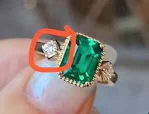 Elena GiaNG TIKTOK 2-1 LIVESTREAM platinum 7ct lab radiant +total 1c round 2pcs lab dimaond ring euro shank with IGI certificate size 7&nbsp;