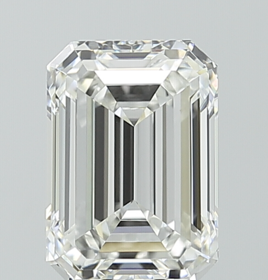 2.5ct Emerald Lab Grown Diamond (Colour F, Clarity VVS2, IGI Certified) LG792666266