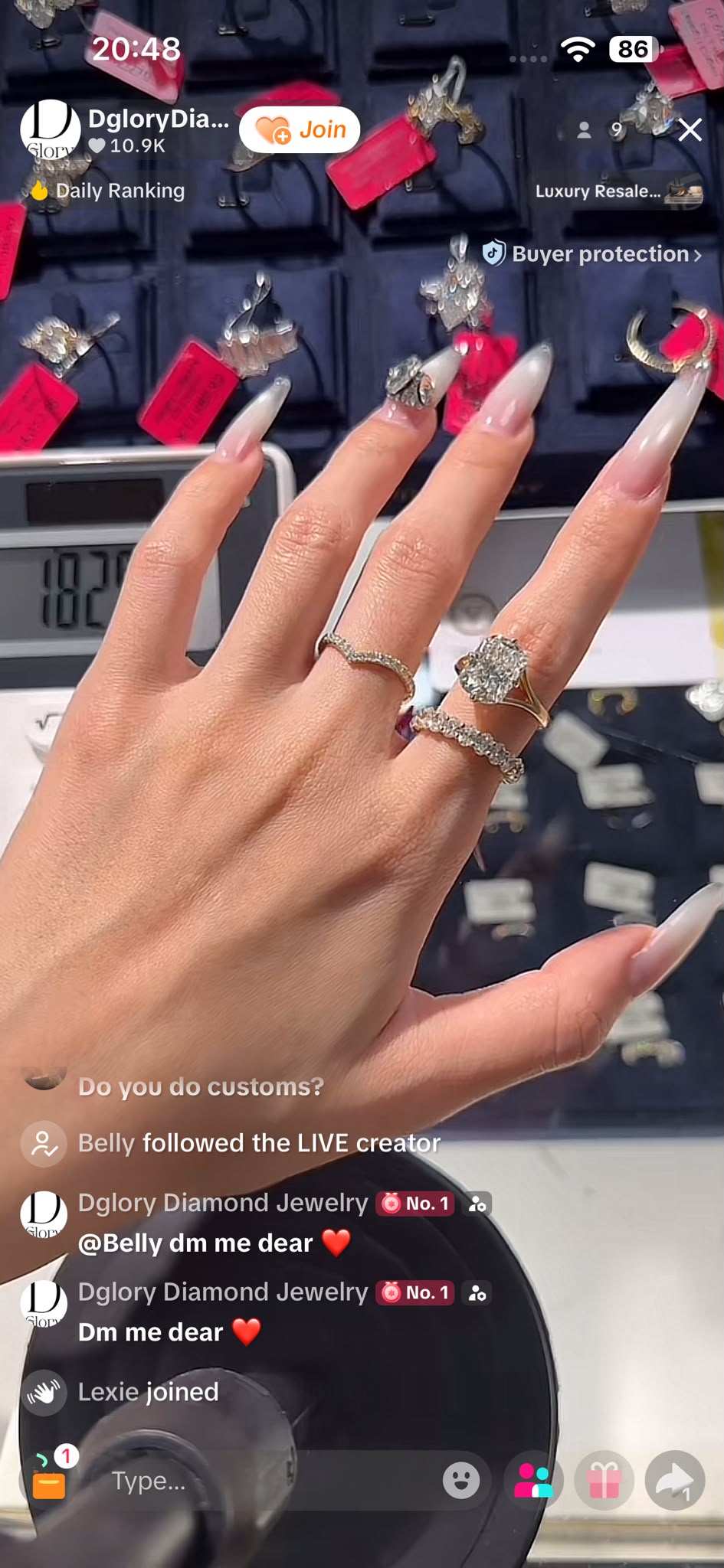 ANB TIKTOK LIVESTREAM 3-1 LINK , 14K Yellow Gold 5 CT,E VS1, elongated cushion brilliant Lab Diamond Engagement Ring,IGI Certified, split shank with a oval eternity band size 5 ring set