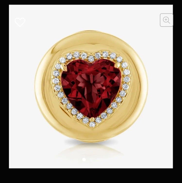 ATI link-2 TIKTOK LIVESTREAM 10K yellow gold 2CT Oval Lab-Grown Padparadscha rose cutting same design as picture size 3 (Copy)