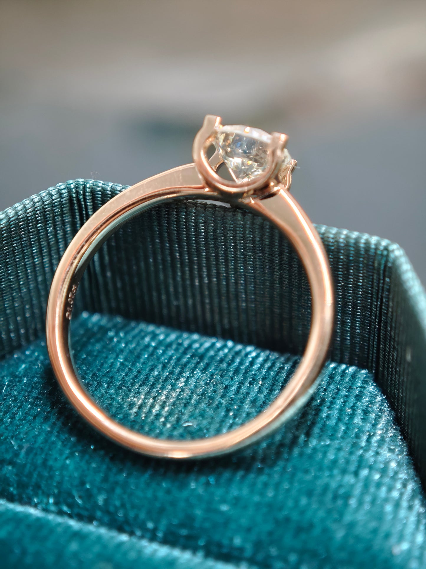 1ct Lab Grown Diamond Engagement Ring: 14K Gold Solitaire ( ROX 0901) (Copy)
