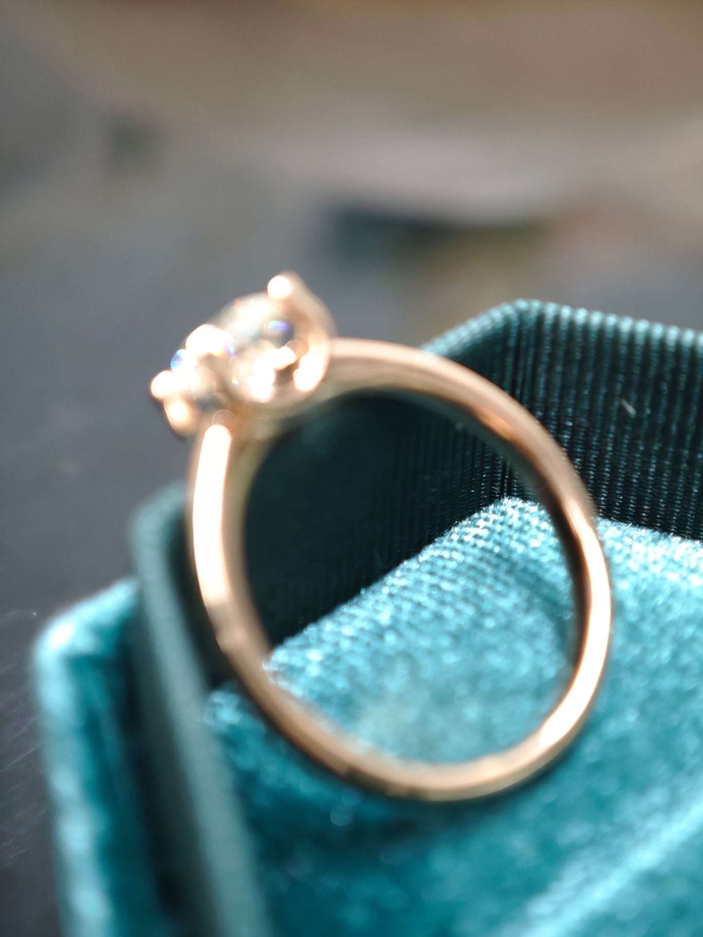 1ct Lab Grown Diamond Engagement Ring: 14K Gold Solitaire ( ROX 0901) (Copy)