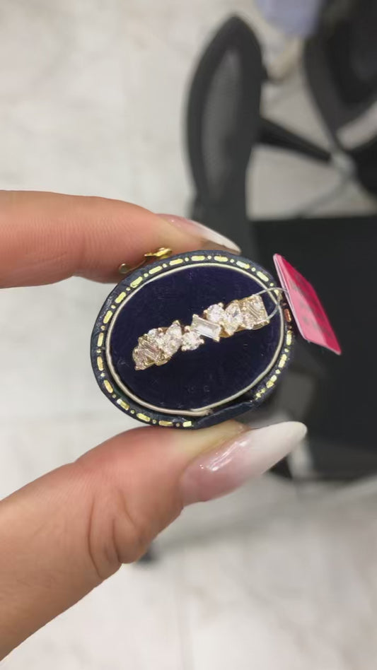 Ran TIKTIOK LIVESTREAM balance link 14k solid gold 3 pieces bands size 7