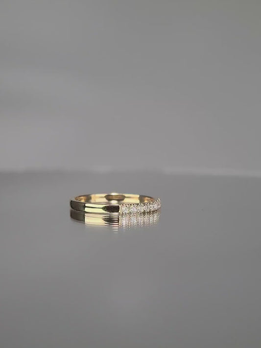 14k 2mm Lab Diamond Band Approx 0.32TCW Color EF Clarity VS band width 2mm Wedding Band, Lab Grown Created Diamond, Band For Her, Ring Band (001 b)
